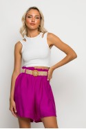 Crop top με άνοιγμα στους ώμους λευκό