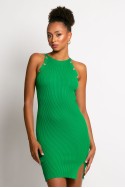 Μίνι φόρεμα λεπτομέρεια τρουκς πράσινο