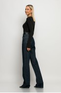 Jean wide leg μπλε ντένιμ